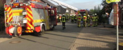 Zimmerbrand im Dachstuhl, Eschstraße