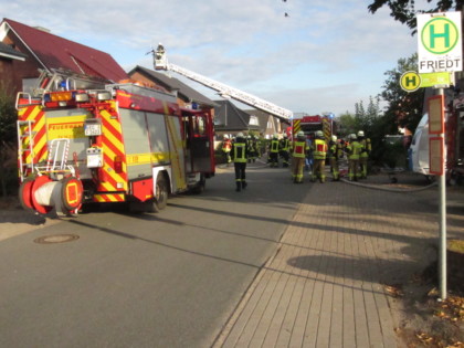 Zimmerbrand im Dachstuhl, Eschstraße